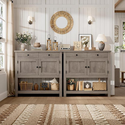 HOSTACK Farmhouse Console Table - Image 5