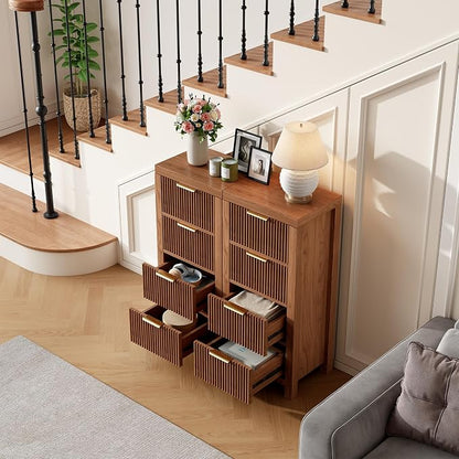 Modern 8-Drawer Solid Wood Dresser - Image 4
