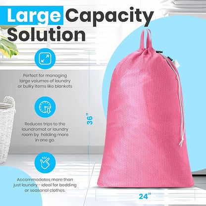 Handy Laundry Mesh Laundry Bag 24 x 36 Inches - Image 2