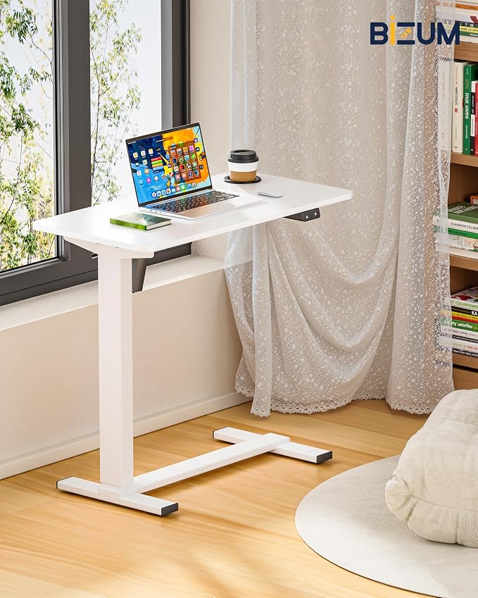 BIZUM Small Electric Standing Desk Bedside Table - Image 2