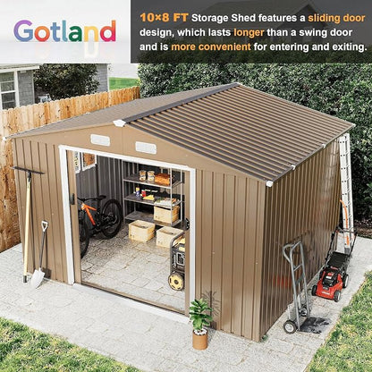 Gotland 10FT x 8FT Sheds & Outdoor Storage, Storage Shed - Image 6