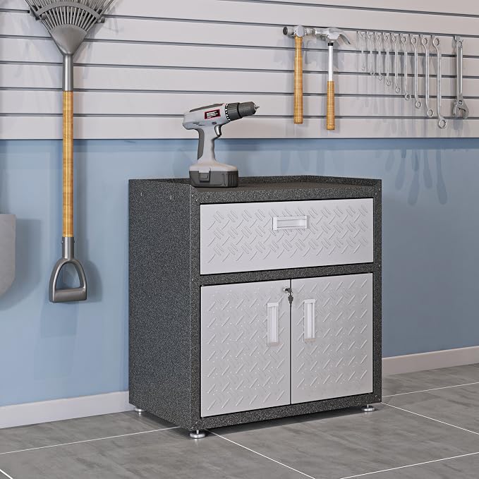 Manhattan Comfort Fortress Collection Modern Designed Mobile Storage Garage - Image 2