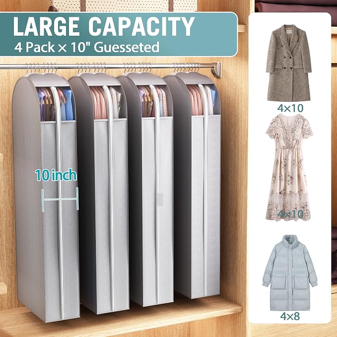 Liuoud 10" Gusseted Garment Bags - Image 3