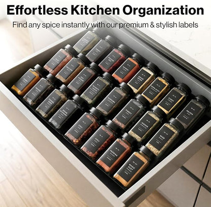 Minimalist Spice Jar Labels Self-Adhesive - Image 3