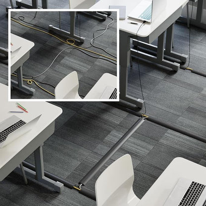 D-Line 6ft Floor Cord Cover, Cable Protector, Hide Extension Cords, Protect - Image 5