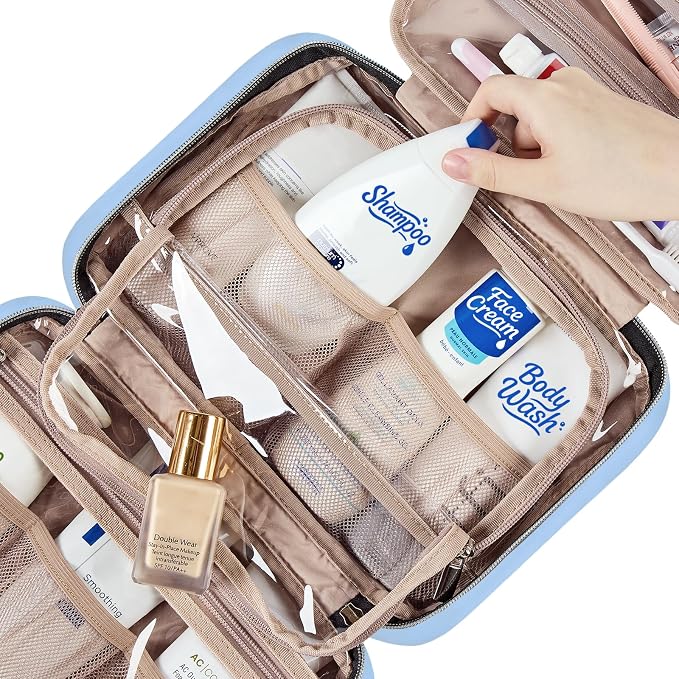 NISHEL Travel Toiletry Bag for women, Portable Hanging Organizer for - Image 5