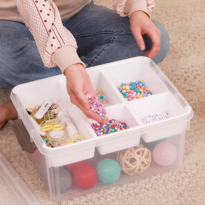 Citylife 17 QT Plastic Storage Box - Image 4