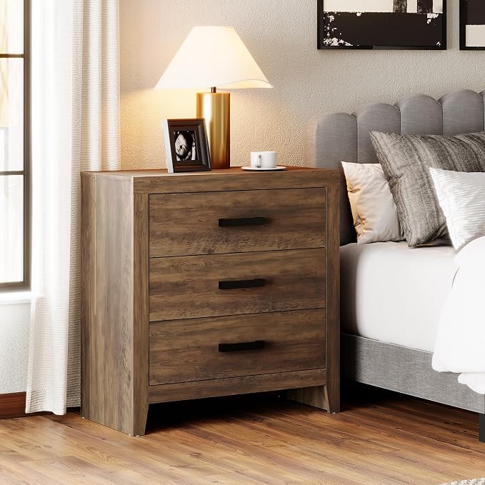 WAMPAT Farmhouse Nightstand - Image 6