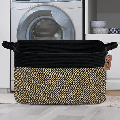 COMFY-HOMI Large Rectangular Blanket, Cotton Rope Woven - Image 3