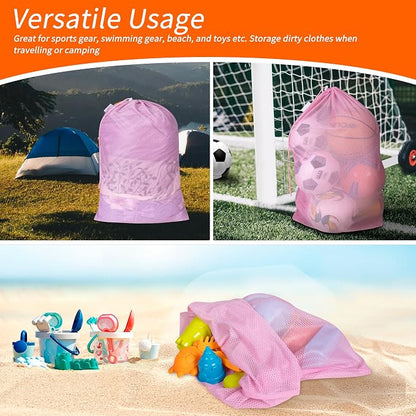 Polecasa 2 Pack Heavy Duty Diamond Mesh Laundry Bag, Breathable Mesh, Machine - Image 7