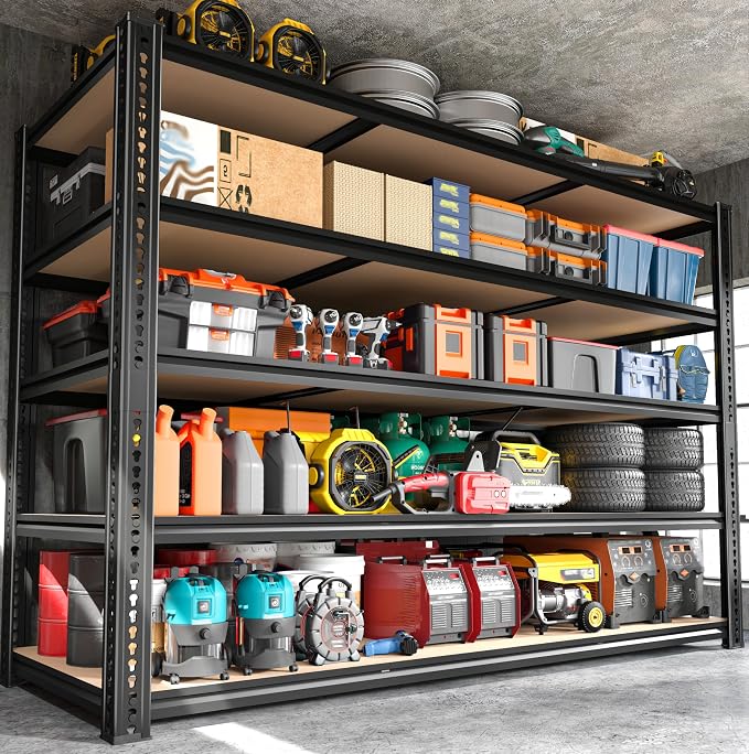 ROOMFAVE 3500LBS Garage Shelving Heavy Duty, 5 Tier Adjustable Industrial Metal - Image 9