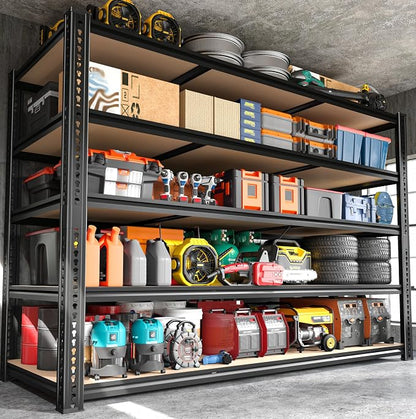 ROOMFAVE 3500LBS Garage Shelving Heavy Duty, 5 Tier Adjustable Industrial Metal - Image 9