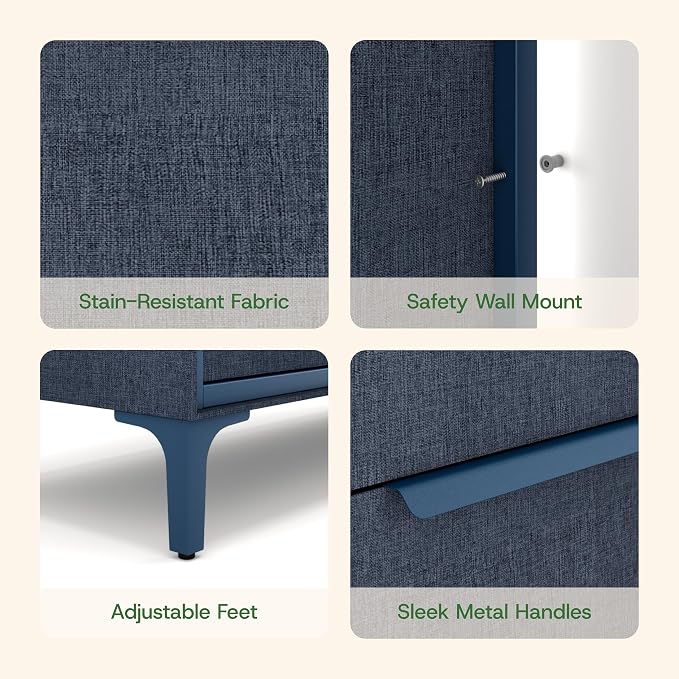 Naima Premium Fabric Dresser - Image 7