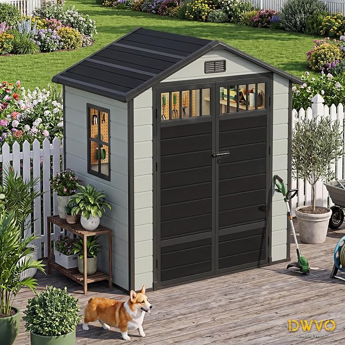 DWVO 6x4.4 FT Outdoor Storage Shed - Image 9