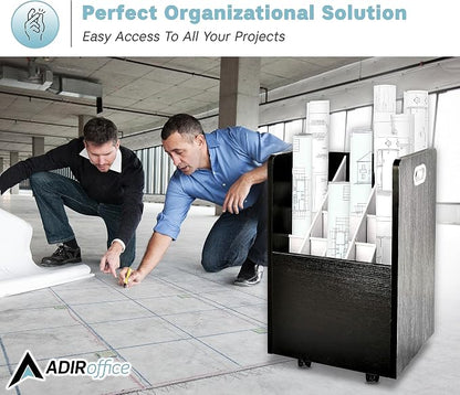 AdirOffice Adir Blue Print Storage Organizer - Image 7