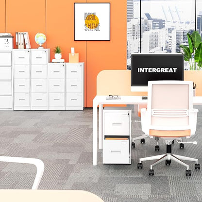 INTERGREAT 3 Drawers File Cabinet - Image 2