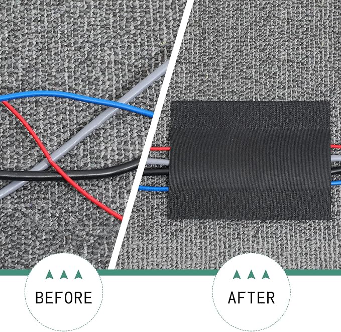 WILLBOND Carpet Cord Cover Cable Protector Floor Cover Cable Protector - Image 4