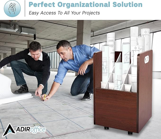 AdirOffice Adir Blue Print Storage Organizer - Image 6