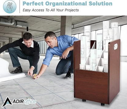 AdirOffice Adir Blue Print Storage Organizer - Image 6