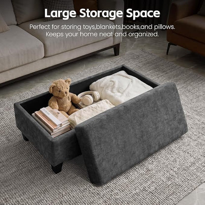 GENTEACO 45" Storage Ottoman Bench - Image 3