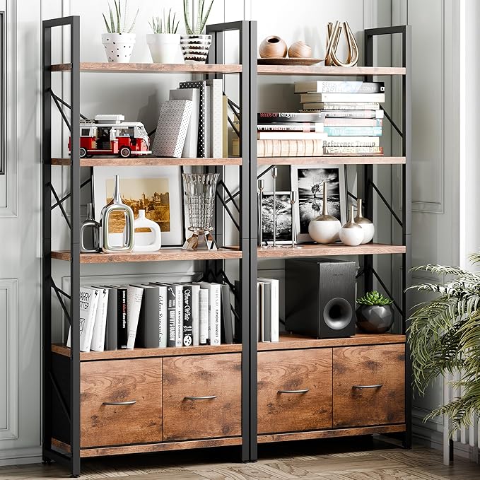 Vongrasig 5 Tier Bookshelf - Image 3