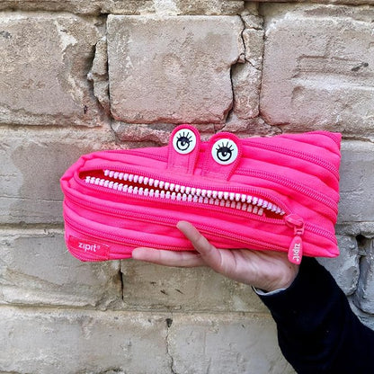 ZIPIT Monster Pencil Case for Girls, Cute Zipper Pouch for Kids Teens, - Image 5