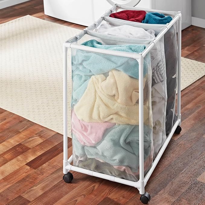 Rolling Laundry Hamper Sorter Cart - Image 7