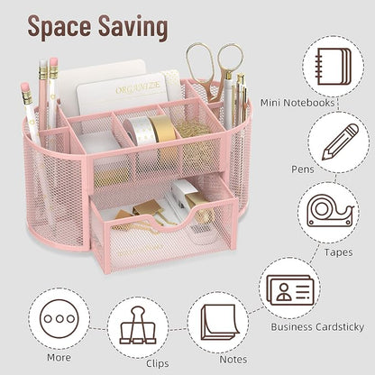 SUPEASY Mesh Desk Organizer, Desk Accessories & Workspace Organizers - Image 3