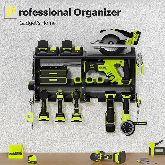 Spampur Fathers Day Gift, Power Tool Organizer Wall Mount - Image 9