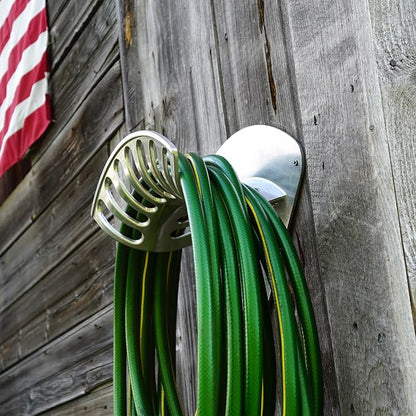 Hose Reel - Heavy Duty Aluminum Water Hose Hanger Wall Mount - Water Hose Holder - Image 7