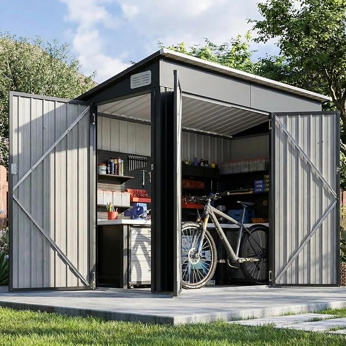 8'x4' Outdoor Storage Shed by Breezestival
