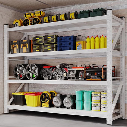 BYNSOE 78.8" W Storage Shelves 7000lbs Garage Metal Shelving Heavy Duty Garage by BYNSOE