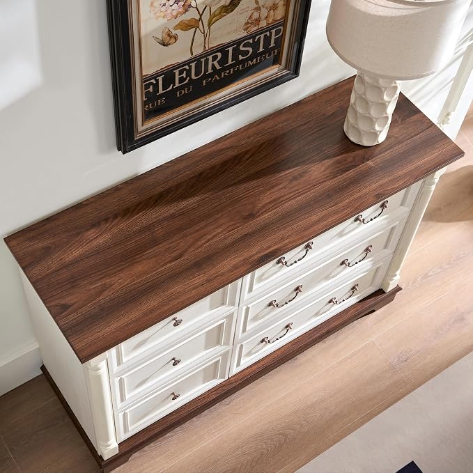 Farmhouse 6 Drawer Dresser - Image 5