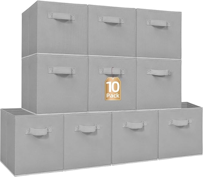 STORAGE MANIAC Storage Cubes, 11 Inch Collapsible Storage Bins by STORAGEMANIAC