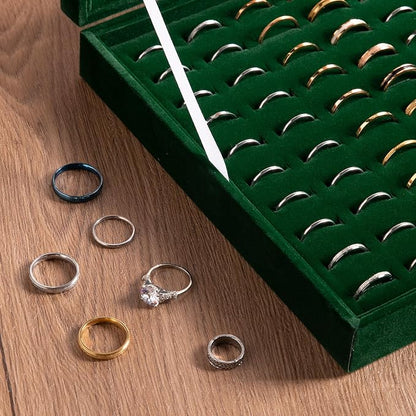 Frebeauty Ring Organizer Tray 100 Slots Ring Holder - Image 6