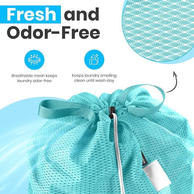 Handy Laundry Mesh Laundry Bags 24 x 36 Inches, Breathable, Machine Washable - Image 5