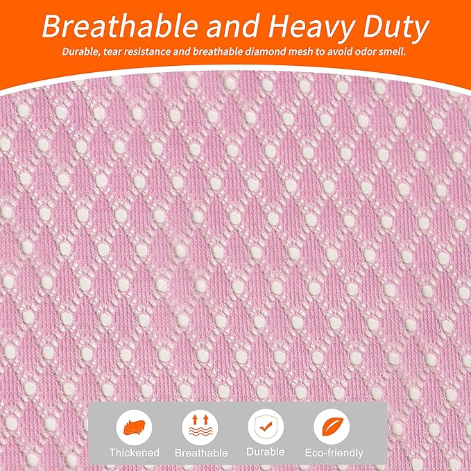 Polecasa Heavy Duty Diamond Mesh Laundry Bag, Breathable Mesh, Machine Washable - Image 2