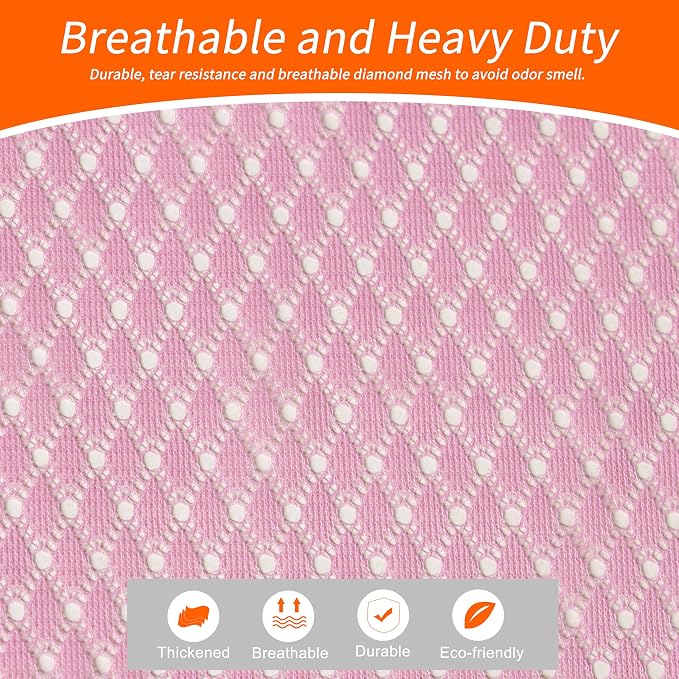 Polecasa 2 Pack Heavy Duty Diamond Mesh Laundry Bag, Breathable Mesh, Machine - Image 2