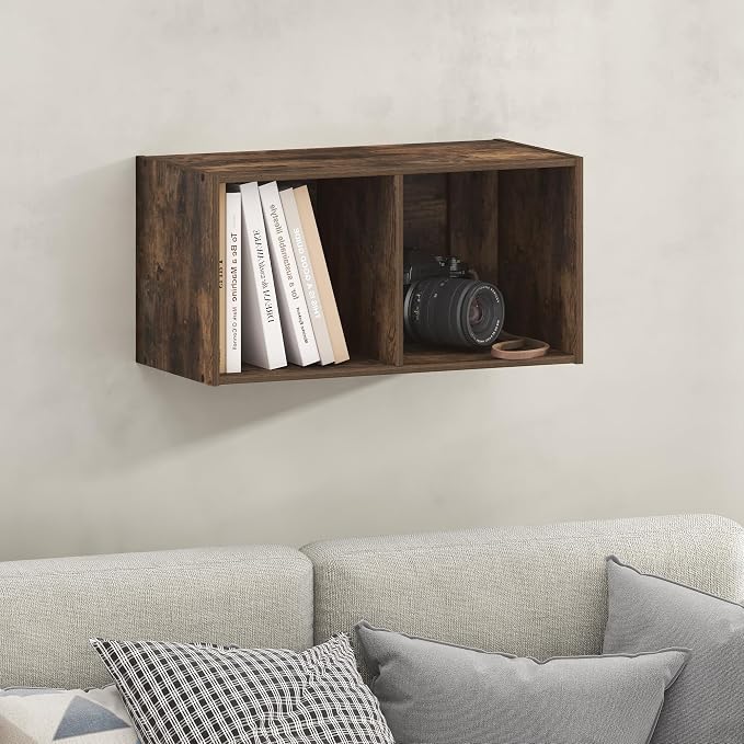 Furinno FANO 2-Cube Floating Shelves by Furinno-FitsYourSpaceFitsYourBudget
