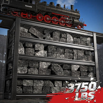 59.8" W Metal Shelving 6 Tier Garage Shelving 3750LBS Storage Shelves - Image 3