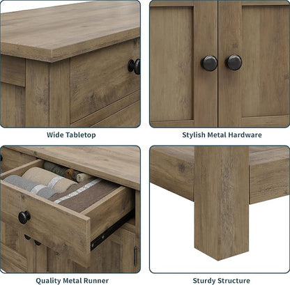 HOSTACK Farmhouse Console Table - Image 6