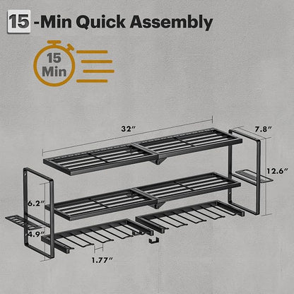 Spampur Power Tool Organizer Wall Mount, 15 Min Assembly, Maximum 150lb load - Image 9
