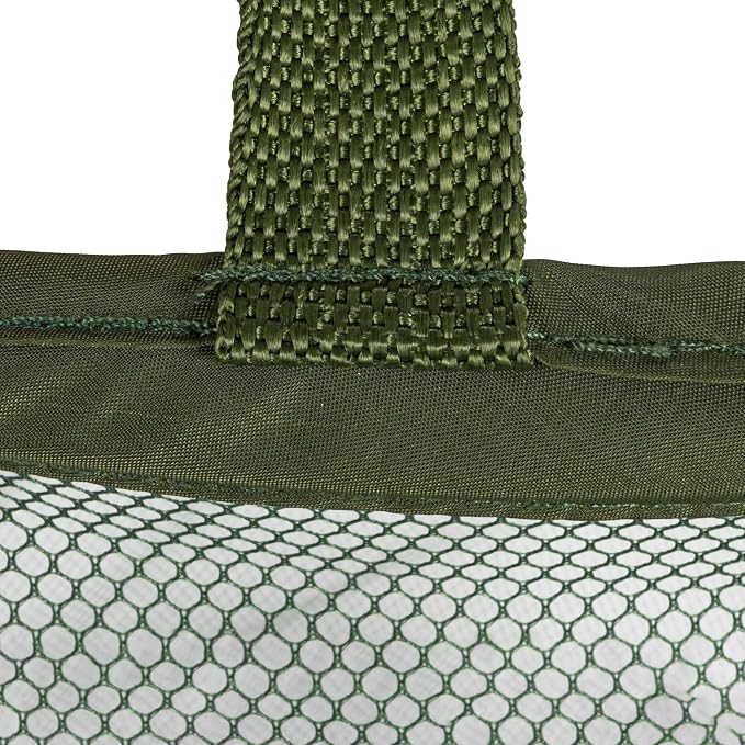 Household Essentials Pop-Up Mesh Laundry Hamper, Olive Green - Image 4