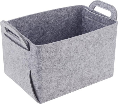 Storage Basket Felt Storage Bin Collapsible& Convenient Box Organizer by Unknown