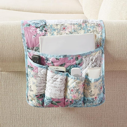 Brilliant Sunshine Lilac Rose Couch Sofa Armrest 5 Pockets Organizer, Slip by BrilliantSunshine