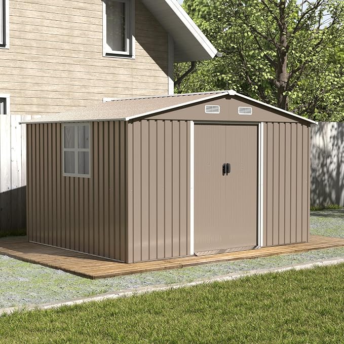 Kullavik 10FT x 8FT Outdoor Storage Shed - Image 6