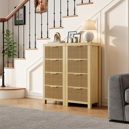 Modern 8-Drawer Solid Wood Dresser - Image 3