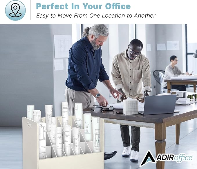 AdirOffice Adir Blue Print Storage Organizer - Image 8