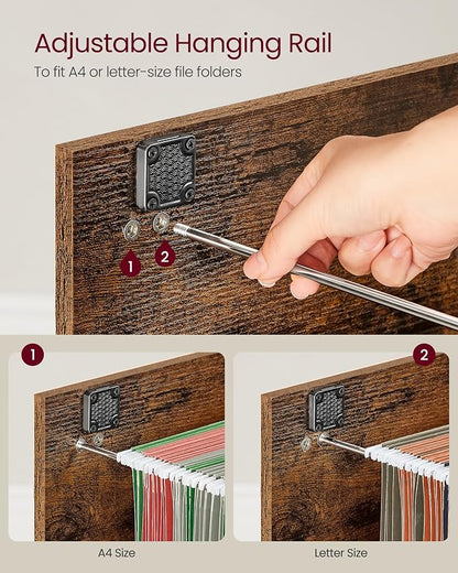 VASAGLE 2 Drawers File Cabinet - Image 5