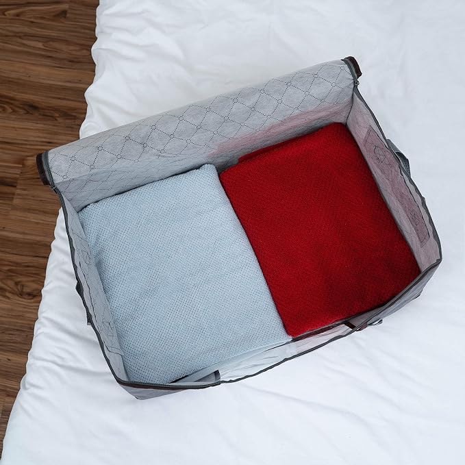 VENO 3 Pack Extra Large Clothes Storage Bag Organizer - Image 8